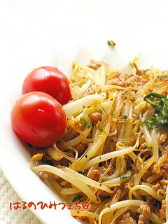 納豆ともやしの大葉にんにく醤油炒め-レシピのメイン写真