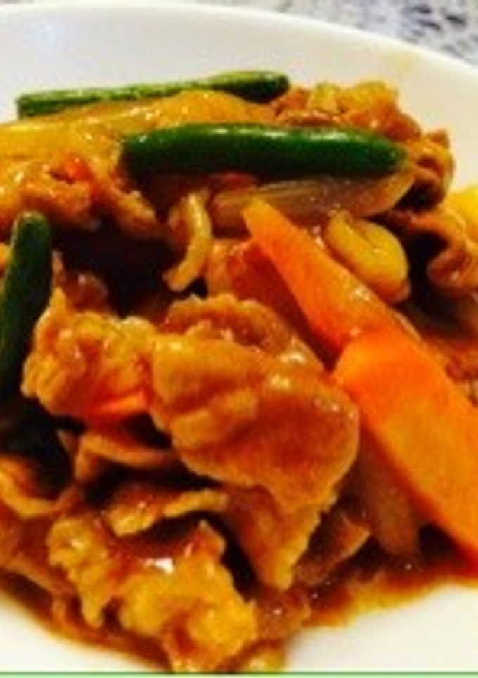 豚肉の黒酢炒め-レシピのメイン写真
