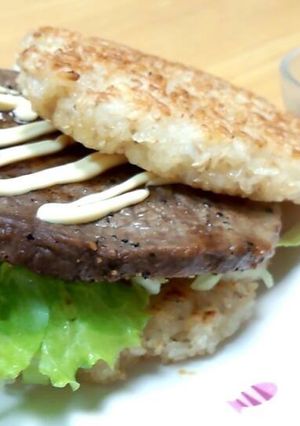 ステーキライスバーガー-レシピのメイン写真