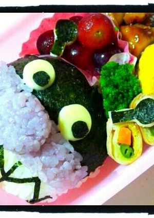 キャラ弁♥バイキンマンの作り方-レシピのメイン写真