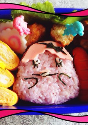 キャラ弁☆妖怪ウォッチ☆ドンヨリーヌ-レシピのメイン写真