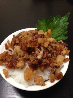 いかの塩辛のかき揚げ丼-レシピのメイン写真