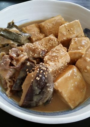 お肉は少しで!とろっと肉豆腐-レシピのメイン写真