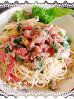 ランチにも☆簡単すぎる!冷製パスタ☆-レシピのメイン写真