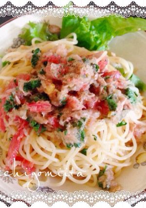 ランチにも☆簡単すぎる！冷製パスタ☆-レシピのメイン写真