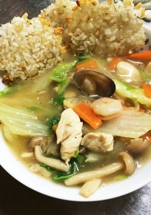 もち麦ごはんでおこげ-レシピのメイン写真