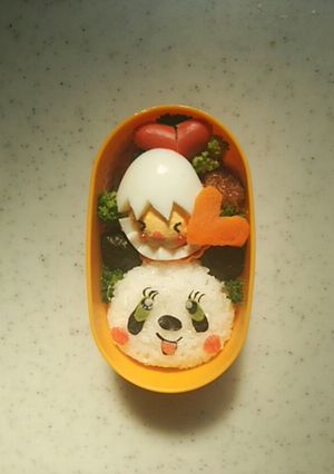 グラグラパンダ弁当-レシピのメイン写真
