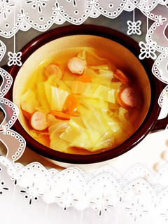 簡単!朝10分で出来る野菜スープ♪子供用-レシピのメイン写真