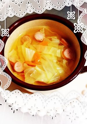簡単！朝10分で出来る野菜スープ♪子供用-レシピのメイン写真