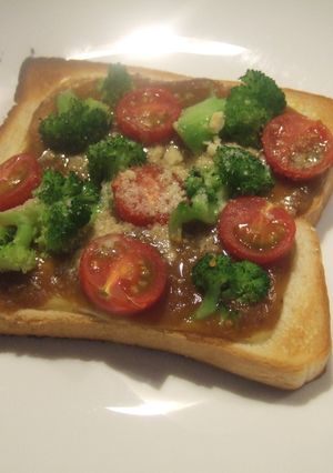 ブロトマ♡チーズカレートースト-レシピのメイン写真