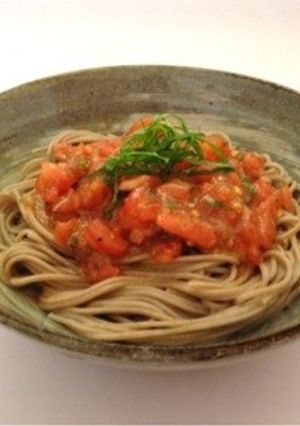 冷しトマト蕎麦-レシピのメイン写真