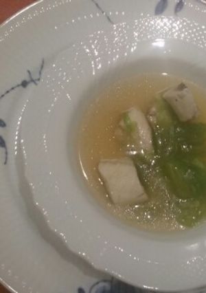白身魚とレタスの中華風スープ-レシピのメイン写真