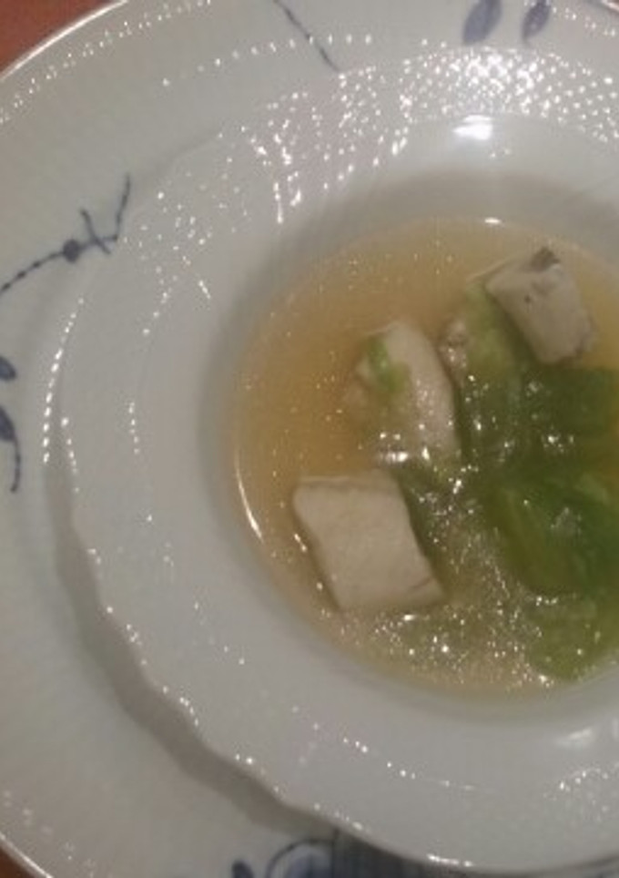 白身魚とレタスの中華風スープ-レシピのメイン写真