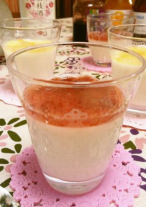 とっても爽やか♡ライチ酒ヨーグルトゼリー-レシピのメイン写真