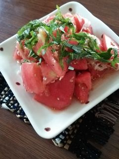 トマトのナムル-レシピのメイン写真