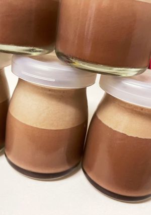 簡単♪ 勝手に 二層 チョコプリン-レシピのメイン写真