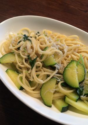シラスとズッキーニのパスタ-レシピのメイン写真
