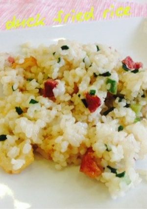 時短☆鴨肉とネギの香味炒飯-レシピのメイン写真