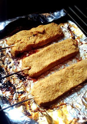 小麦粉不使用あら煮の残りで大豆つくね-レシピのメイン写真