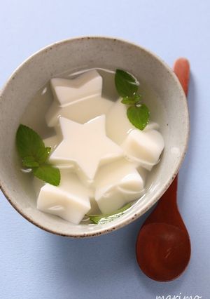 七夕に♪簡単★型抜き用★杏仁豆腐-レシピのメイン写真