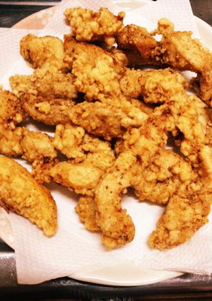 鶏ムネ肉のスティックからあげ♪-レシピのメイン写真