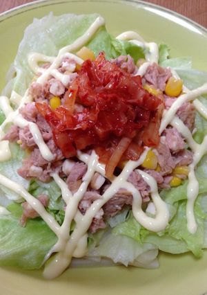 ヘルシー♪サラダうどん-レシピのメイン写真