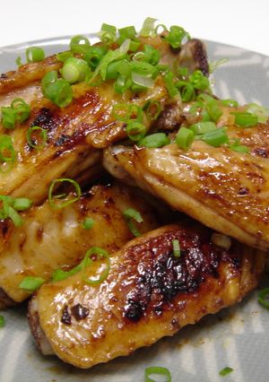 鶏スペアリブの大葉にんにく醤油炒め♪-レシピのメイン写真