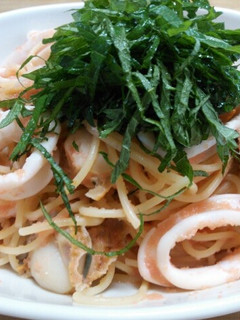 イカとホタテの明太子パスタ♪美味♪-レシピのメイン写真
