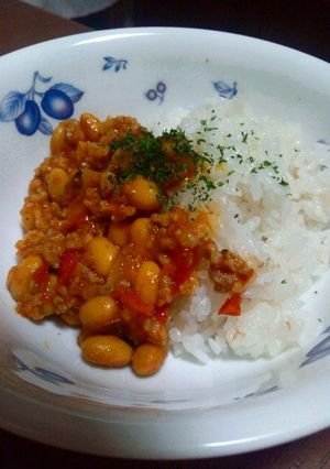 時短★簡単★ご飯が進む☆大豆のトマト煮-レシピのメイン写真