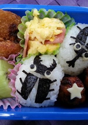 キャラ弁☆クワガタ＆カブト虫-レシピのメイン写真