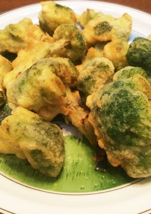 絶品♫ブロッコリー天ぷら カレー風味-レシピのメイン写真