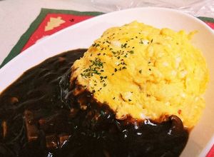 簡単ふわふわオムライス+デミグラスソース-レシピのメイン写真