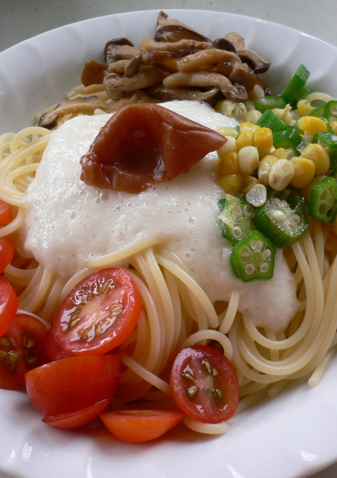 和風とろとろパスタ-レシピのメイン写真