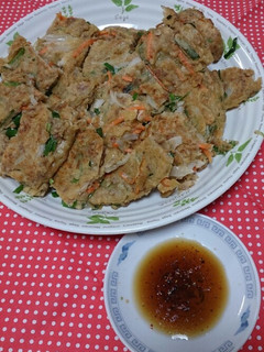 野菜たっぷりチヂミ~わが家流-レシピのメイン写真