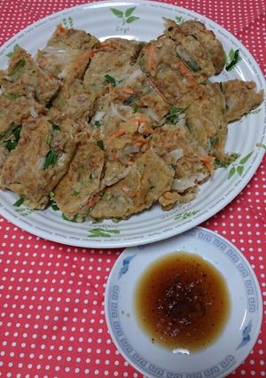 野菜たっぷりチヂミ～わが家流-レシピのメイン写真