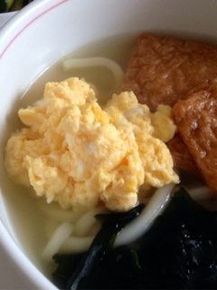 おうどんに*ふわふわたまご*-レシピのメイン写真