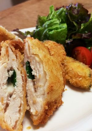 バジルモッツァレラのチキンカツ-レシピのメイン写真