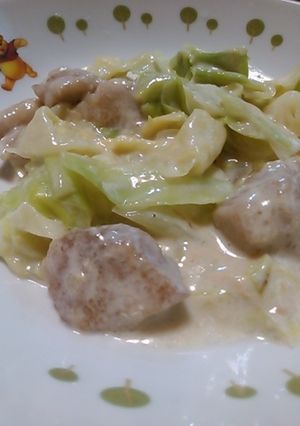 鶏肉とキャベツのみそミルク煮-レシピのメイン写真
