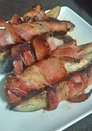 なすのﾍﾞｰｺﾝ巻き-レシピのメイン写真