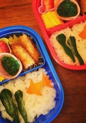キャラ弁♪金魚さん♪-レシピのメイン写真