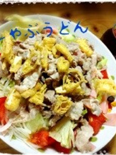 簡単冷しゃぶうどん-レシピのメイン写真