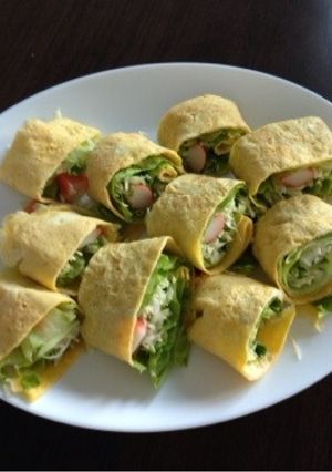 たまごの野菜巻-レシピのメイン写真