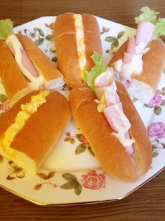 ロールパンサンド☆-レシピのメイン写真