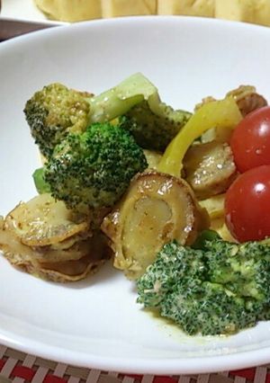 ホタテとブロッコリーのカレーマヨ炒め-レシピのメイン写真