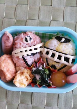 トッキュウジャー弁当-レシピのメイン写真