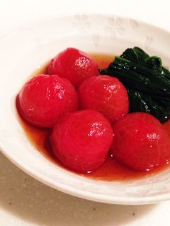 ミニトマトのお浸し-レシピのメイン写真