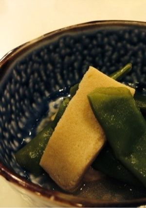 ほっこり♪ いんげんと高野豆腐の煮物-レシピのメイン写真
