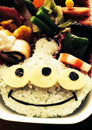 簡単☆キャラ弁☆リトルグリーンメン-レシピのメイン写真