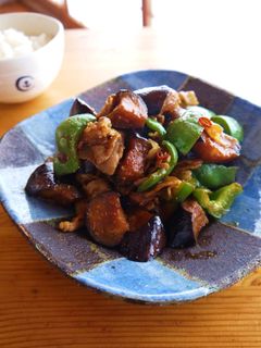 【定番】なすとピーマンの味噌炒め-レシピのメイン写真