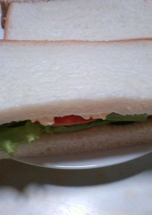 簡単なハムチーズサンド-レシピのメイン写真